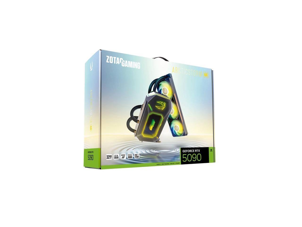 ZOTAC ARCTICSTORM AIO RTX 5090 32GB GDDR7 PCIe 5.0 x16 ATX GPU