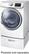 Left. Samsung - 7.5 Cu. Ft. 13-Cycle Electric Dryer with Steam - White.