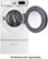 Alt View 3. Samsung - 7.5 Cu. Ft. 13-Cycle Electric Dryer with Steam - White.