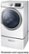 Left. Samsung - 7.5 Cu. Ft. 13-Cycle Electric Dryer with Steam - White.