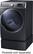 Left. Samsung - 9.5 Cu. Ft. 15-Cycle Steam Gas Dryer - Onyx.