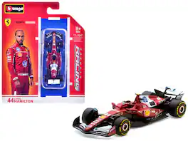 Bburago - Ferrari SF-25 #44 Lewis Hamilton Formula One F1 World Championship (2025) "Formula Racing" Series 1/64 - Multi