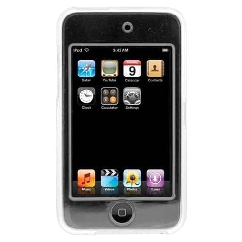 Front Standard. GTMax - Hard iPod Case - Clear.