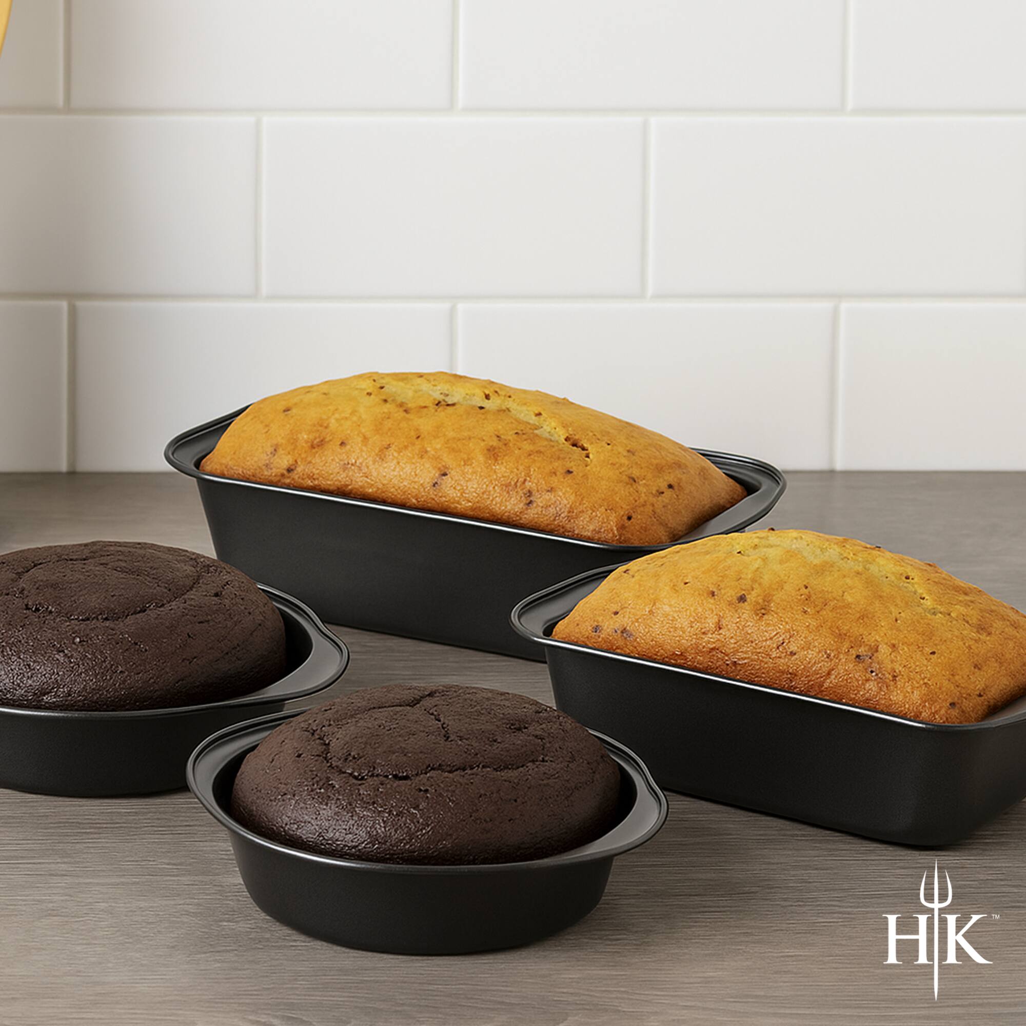Hell's Kitchen 4 Piece Bakeware Set HK-2802 - Best Buy