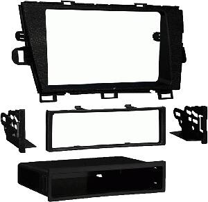 Angle. Metra - Dash Kit for Select 2010-2015 Toyota Prius DIN - Matte Black.