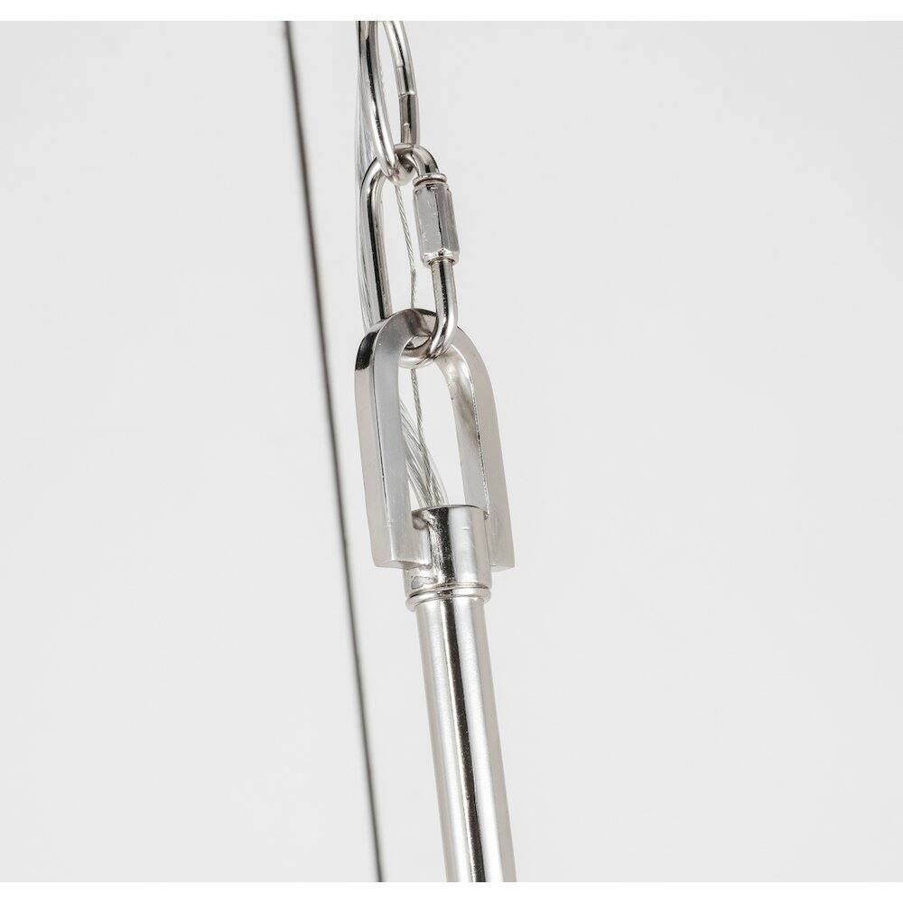 Alt View 4. Living District - Enzo 4 Light Chrome Pendant - Chrome.