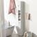 Alt View 3. Gymax - Gymax Tall Slim Bathroom Storage Cabinet Linen Tower w/ Drawer & Adjustable Shelves - White.