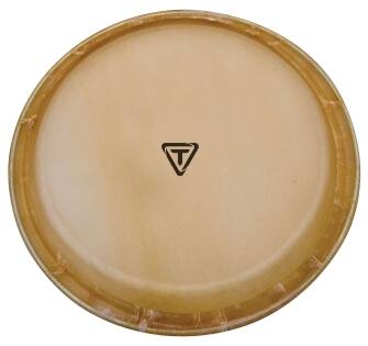 Front. Tycoon Percussion - 11-Inch Replacement Drumhead for Compatible Conga, Model-Specific Percussion Replacement Part.