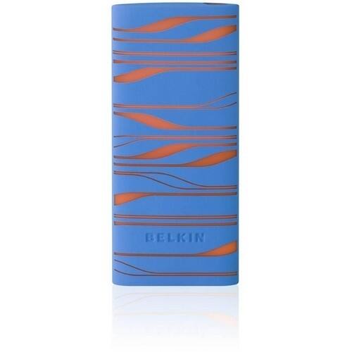 Front Standard. Belkin - Sonic Wave iPod Case - Blue, Orange.