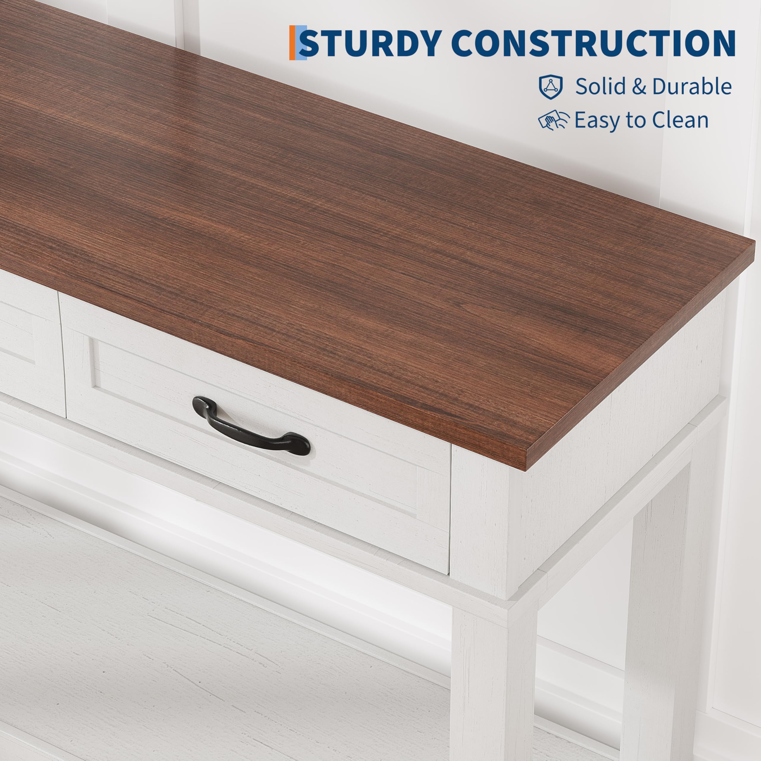 STURDY CONSTRUCTION  
Solid & Durable  
Easy to Clean