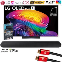 Bundle - LG - 65" OLED evo AI C6 4K Smart webOS TV (2026) + Samsung HW-S50B All-in-One Soundbar
