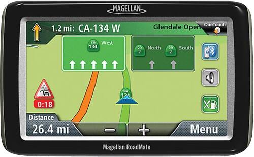 Front Standard. Magellan - RoadMate 4.3" Automobile Portable GPS Navigator with Bluetooth.