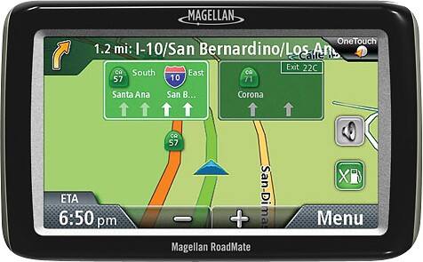 Front Standard. Magellan - RoadMate 4.7" Automobile Portable GPS Navigator.