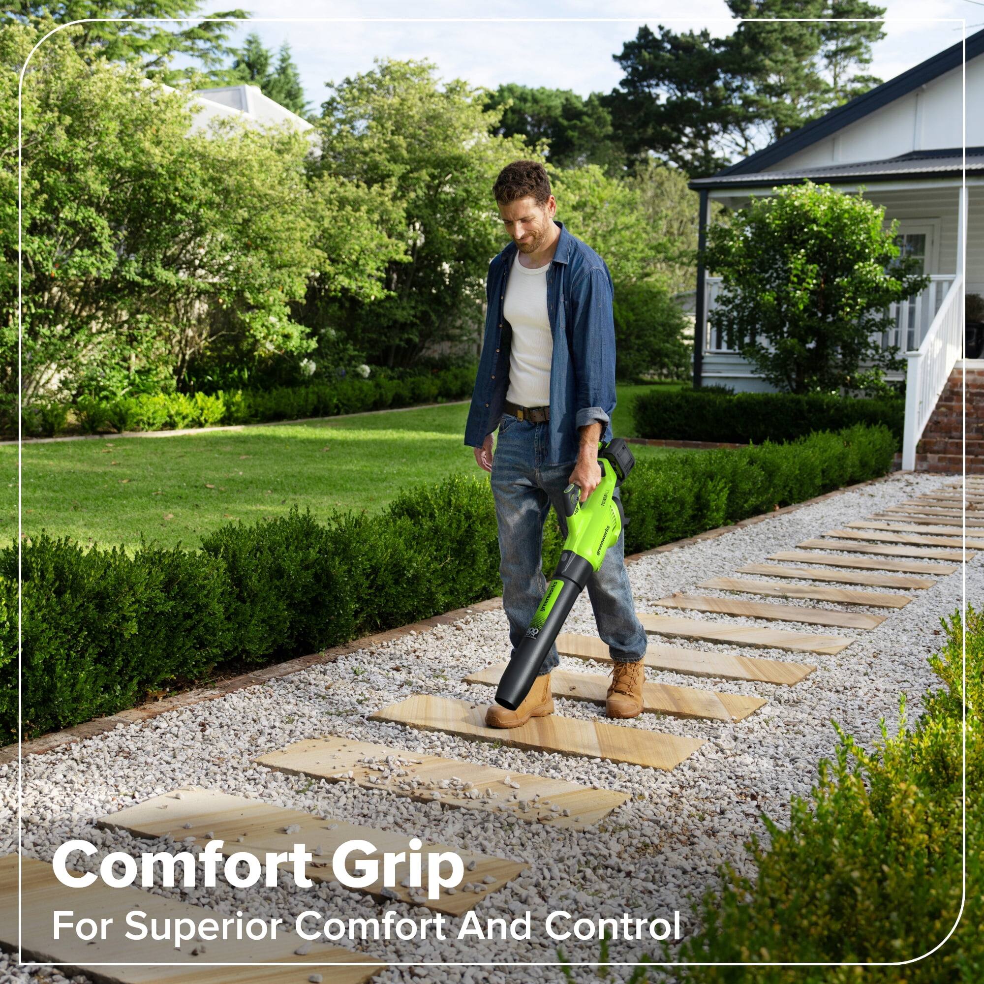 Comfort Grip  
For Superior Comfort And Control