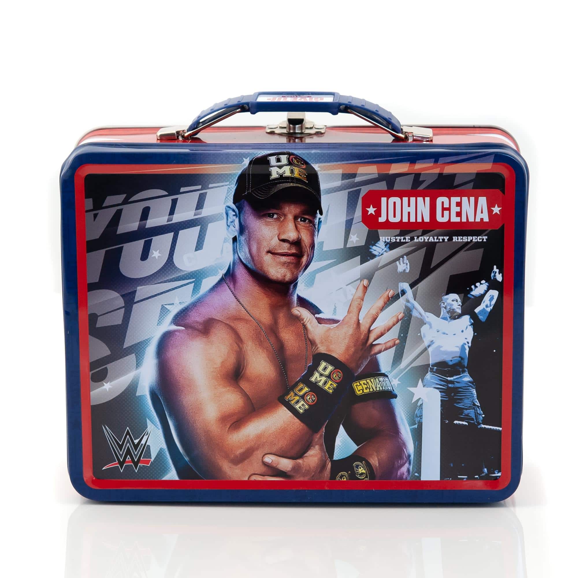 WWE - Tin Lunch Box Featuring Superstar Wrestler John Cena - Multi-Color