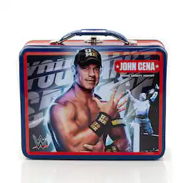 WWE - Tin Lunch Box Featuring Superstar Wrestler John Cena - Multi-Color