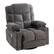 Front. Boyel Living - Oversized Massage Rocker Recliner Chair Rocking Chairs for Adults with 2 Cup Holders and USB Charge - Grey.