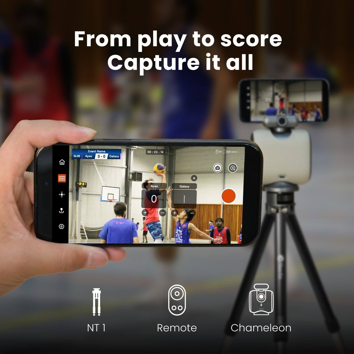 From play to score Capture it all

Event Name: Apex 0-0 Galaxy

00:23:14

NT 1 Remote Chameleon