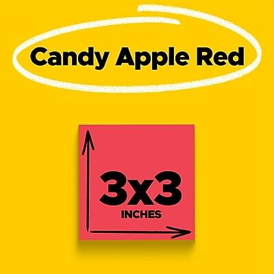 Candy Apple Red  
3x3 Inches