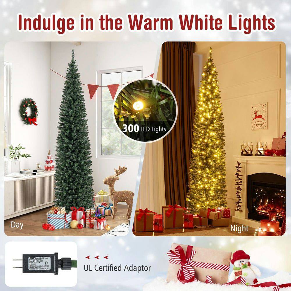 Indulge in the Warm White Lights

300 LED Lights

Day

Night

UL Certified Adapter