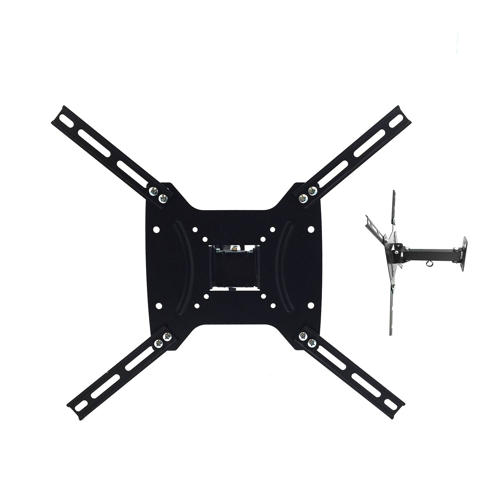 Front. MegaMounts - MegaMounts Versatile Full Motion Television Wall Mount for 17 - 55 Inch - Black.