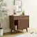 Alt View 3. Modway - Render Cat Cabinet by Modway - Walnut.