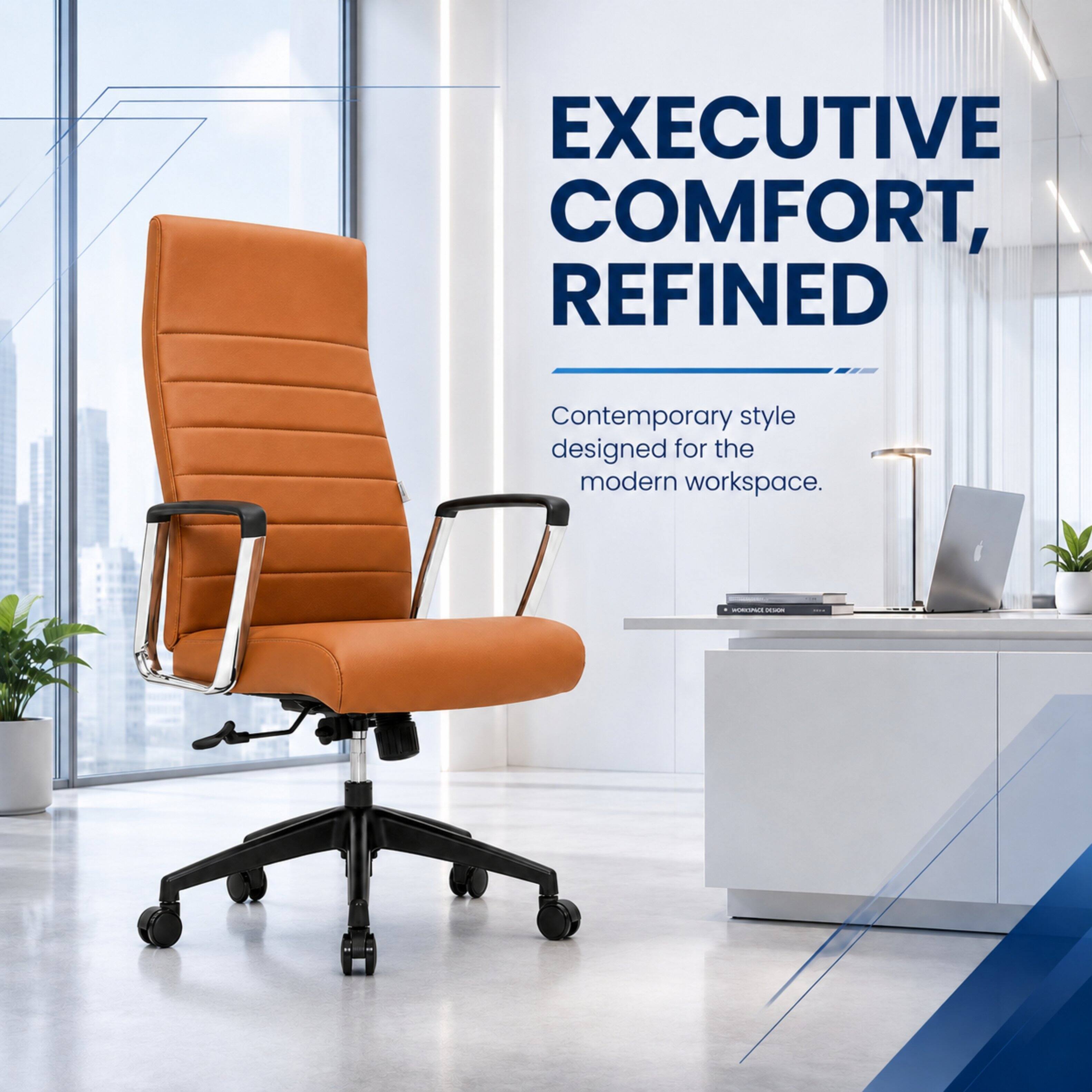 EXECUTIVE COMFORT, REFINED  
Contemporary style designed for the modern workspace.  
MORISPACE KOZZO
