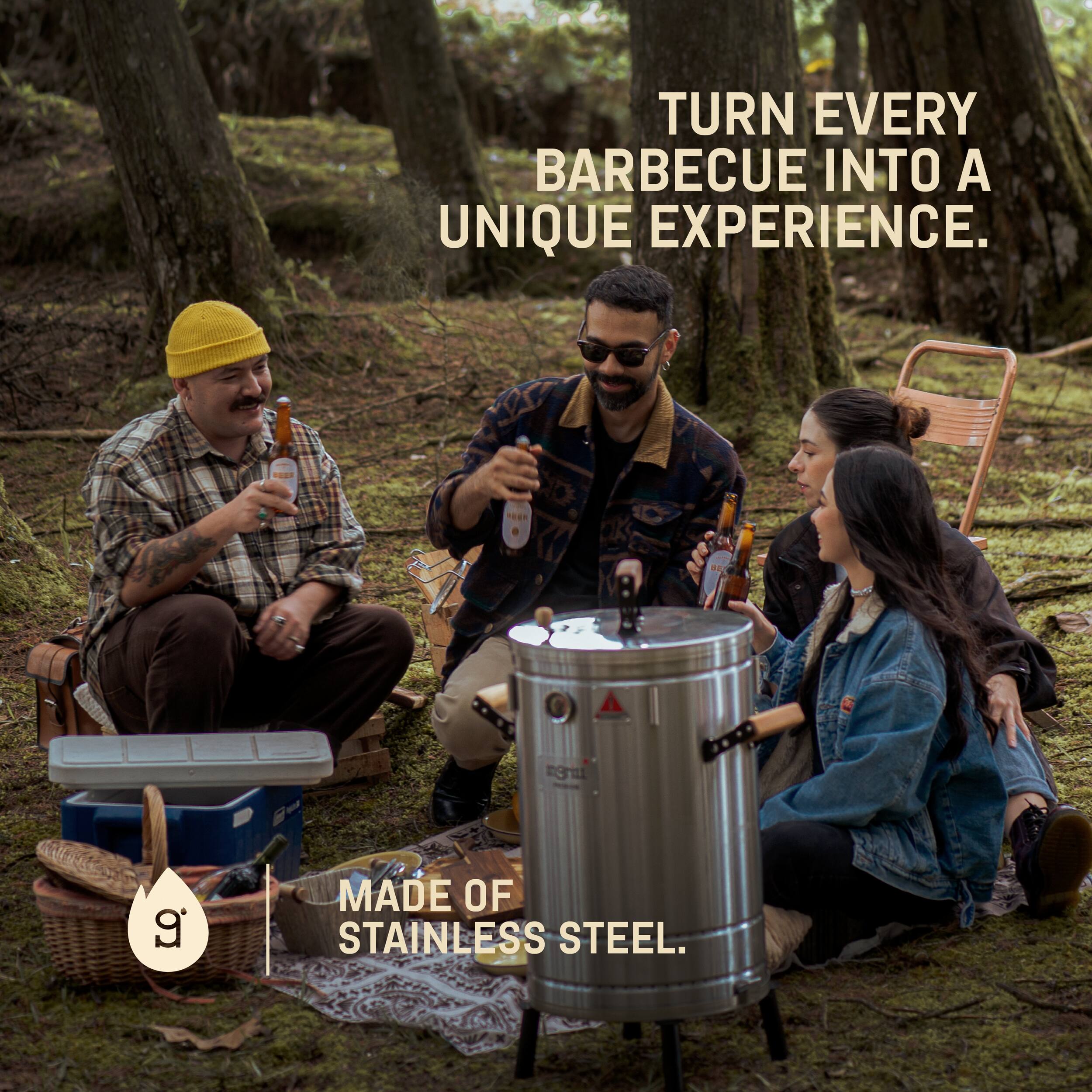 TURN EVERY BARBECUE INTO A UNIQUE EXPERIENCE.

MADE OF STAINLESS STEEL.