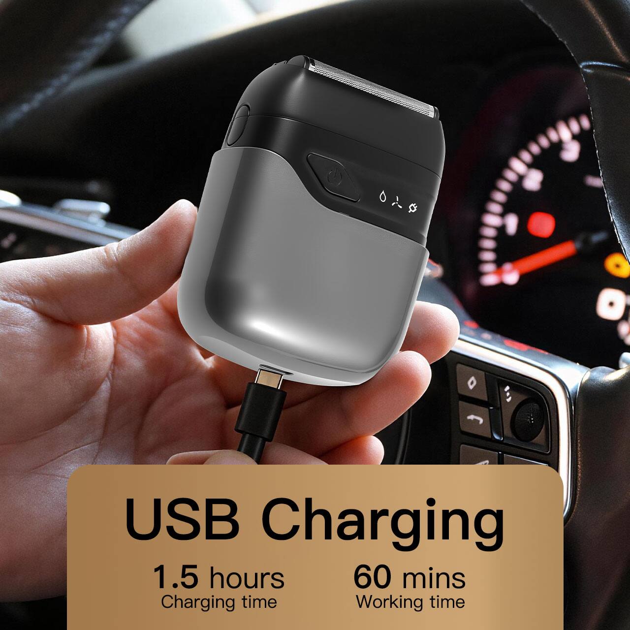 USB Charging  
1.5 hours  
Charging time  
60 mins  
Working time