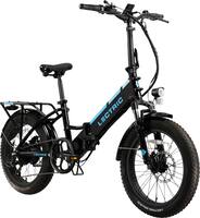Lectric eBikes - XP3 Step-Thru Foldable Long-Range eBike: 65 miles Max Operating Range & 28 mph Max Speed - Unisize - Black - Left_Zoom