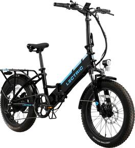 Lectric eBikes - XP3 Step-Thru Foldable Long-Range eBike: 65 miles Max Operating Range & 28 mph Max Speed - Unisize - Black