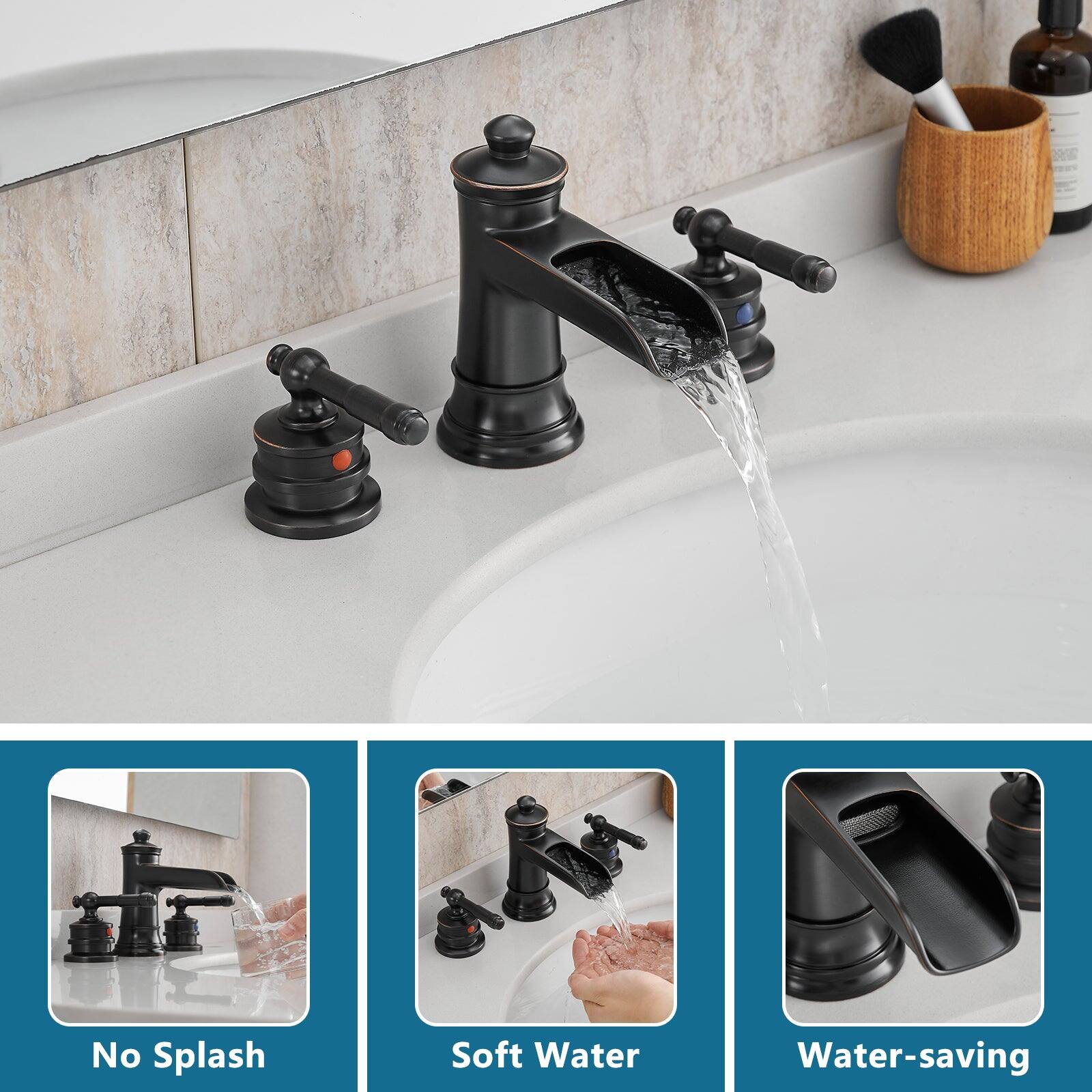 No Splash  
Soft Water  
Water-saving