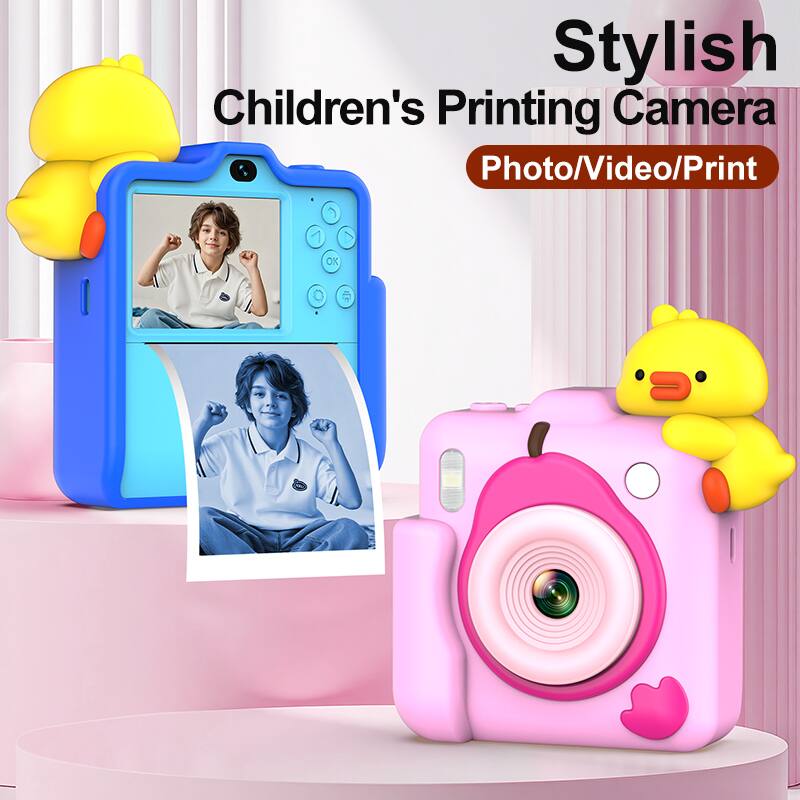 Stylish Children's Printing Camera  
Photo/Video/Print