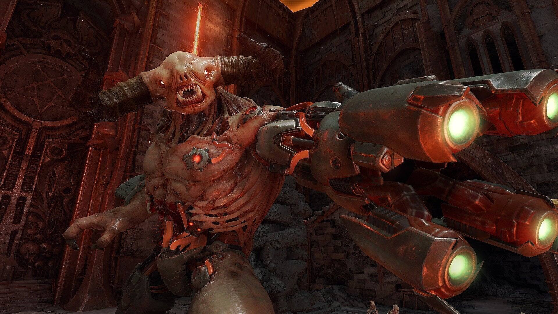 Alt View 4. Bethesda - Doom Eternal [PlayStation 4].