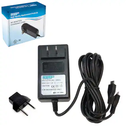 HORPO High Quality Replacement Products
AC ADAPTER CHARGING CORD
INPUT: AC100-240V 50/60Hz
OUTPUT: DC5V 3A
CAUTION: FOR INDOOR USE ONLY
MADE IN CHINA