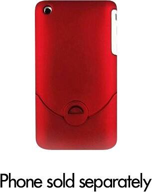 Front Standard. SF Planet - Rubberized Protective Case for Apple® iPhone® 3G and 3GS - Red.