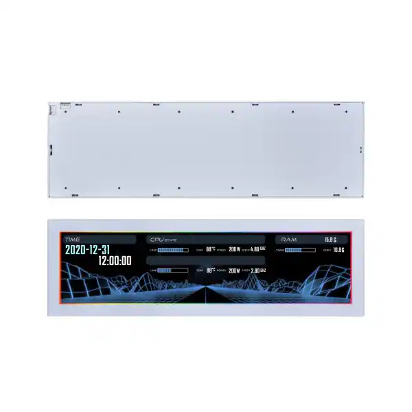 Lian Li SM088W - 8.8" Universal Screen Mini Monitor White