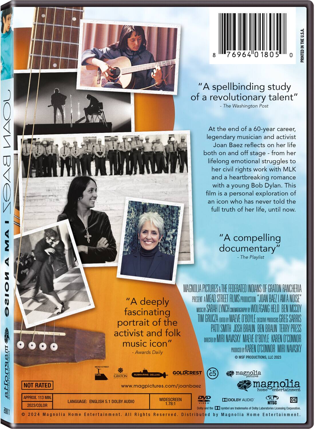 Alt View 1. Joan Baez - Joan Baez: I Am a Noise   - DVD.