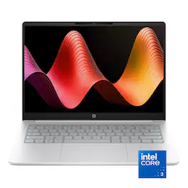 HP - 14" 2K Touchscreen Chromebook Plus - Intel Core 3 N355 (2025) - 8GB Memory - 128GB UFS - Glacier Silver