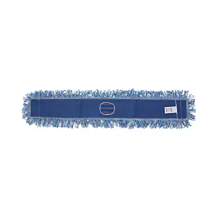 Front. Boardwalk - Boardwalk Dust Mop Head, Cotton/Synthetic Blend, 48" x 5", Blue.