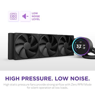 NZXT Kraken Elite 360mm 2024 Radiator Liquid Cooler (3 x 120mm F NZXT Kraken Elite 360mm 2024 Radiator Liquid Cooler (3 x 120mm F