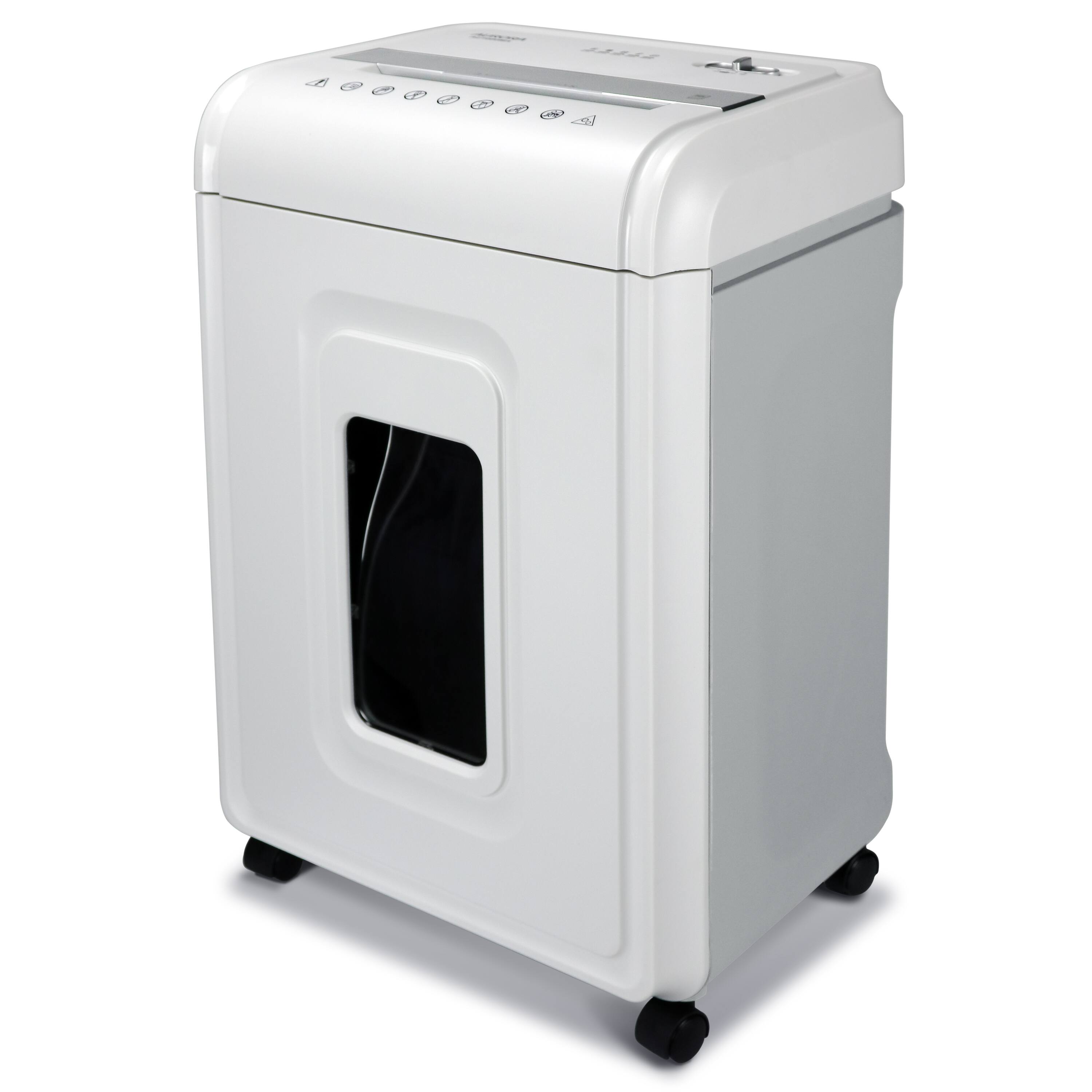 Angle. Aurora - Aurora AU1680MA Heavy Duty 16-Sheet Micro-Cut Shredder Pullout Basket Paper and CD Shredder / 60 Min Run Time - White.