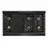 Alt View 12. ZLINE - 48 in. Wide 8 Burner 6.7 cu. ft. Double Oven Freestanding Gas Range - Black Satin Stainless Steel.