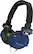 Angle. Panasonic - DJ Street Style Headphones - Blue.