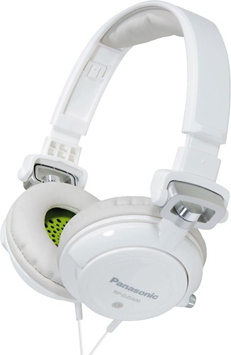  Panasonic - DJ Street Style Headphones - White