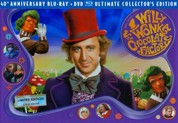  Willy Wonka &amp; Chocolate Factory [40th Anniversay] [Ultimate Collector's Edition] [With Book] [Blu-ray] [1971]
