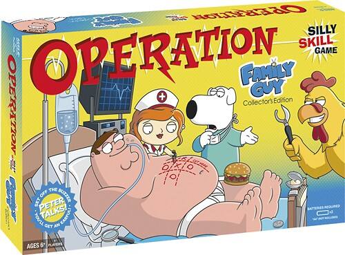 Angle Standard. Usaopoly - Operation - Family Guy Edition.