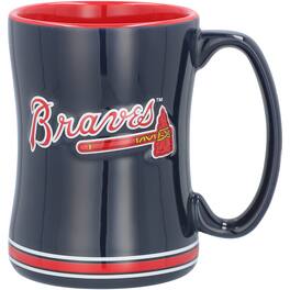 Logo Brands - Atlanta Braves 14oz. Relief Mug - Multicolor