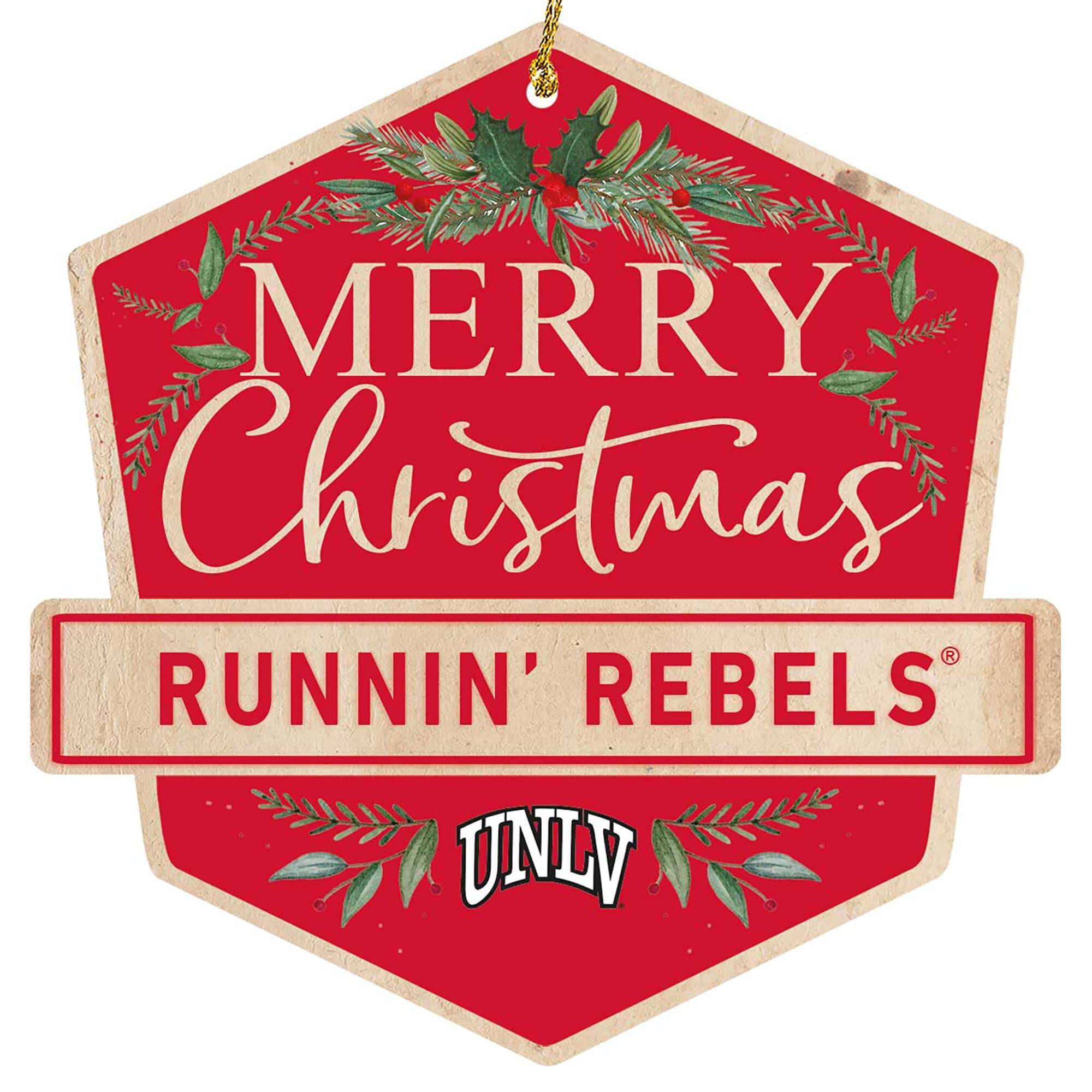 MERRY Christmas  
RUNNIN' REBELS  
UNLV