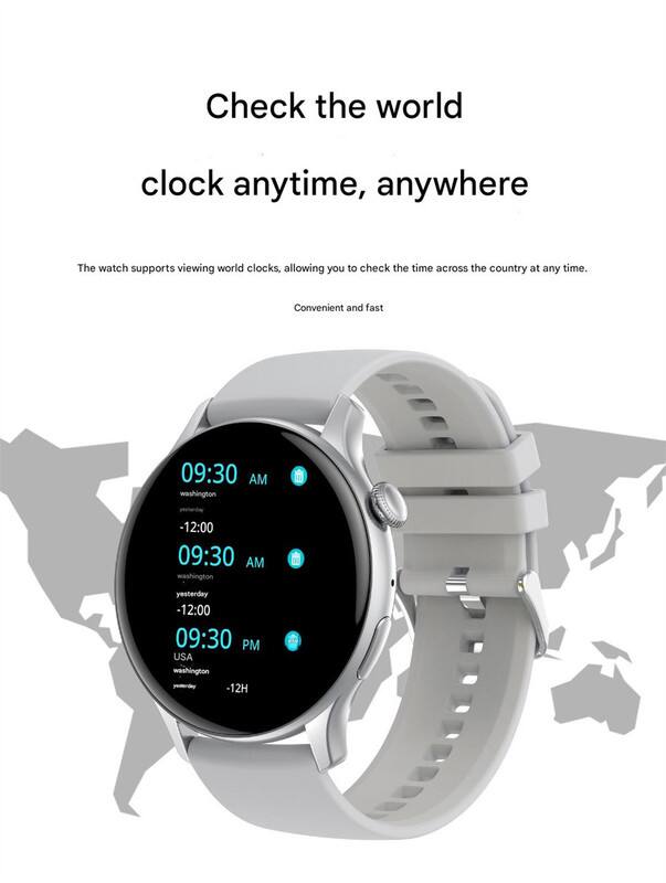 Check the world clock anytime, anywhere

The watch supports viewing world clocks, allowing you to check the time across the country at any time.

Convenient and fast

09:30 AM Washington -12:00  
09:30 AM Washington yesterday -12:00  
09:30 PM USA Washington -12H